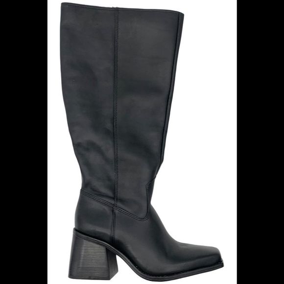 Vince Camuto Women's Extra Wide Calf Sangeti Heeled Boot Black - Wide - Picture 1 of 2